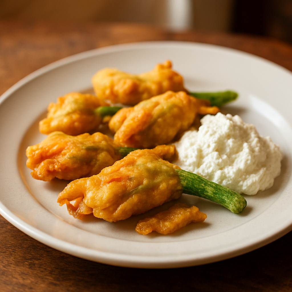 Fiori di Zucca Fritti