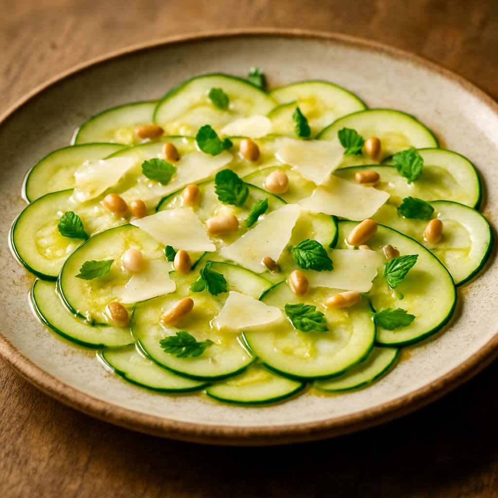 Carpaccio di Zucchine（生ズッキーニのカルパッチョ）