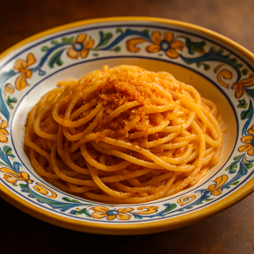 Spaghetti con Bottarga di Muggine