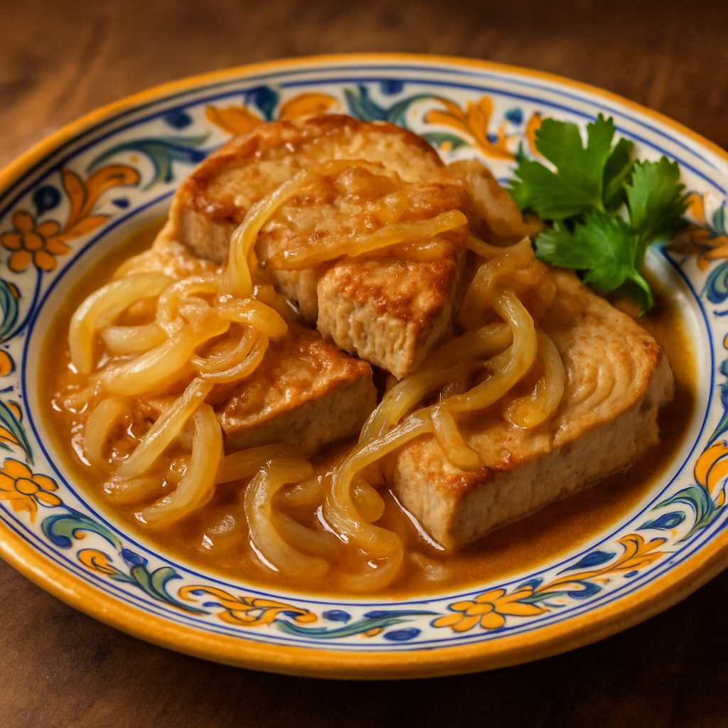 Tonno con Cipolla alla Siciliana