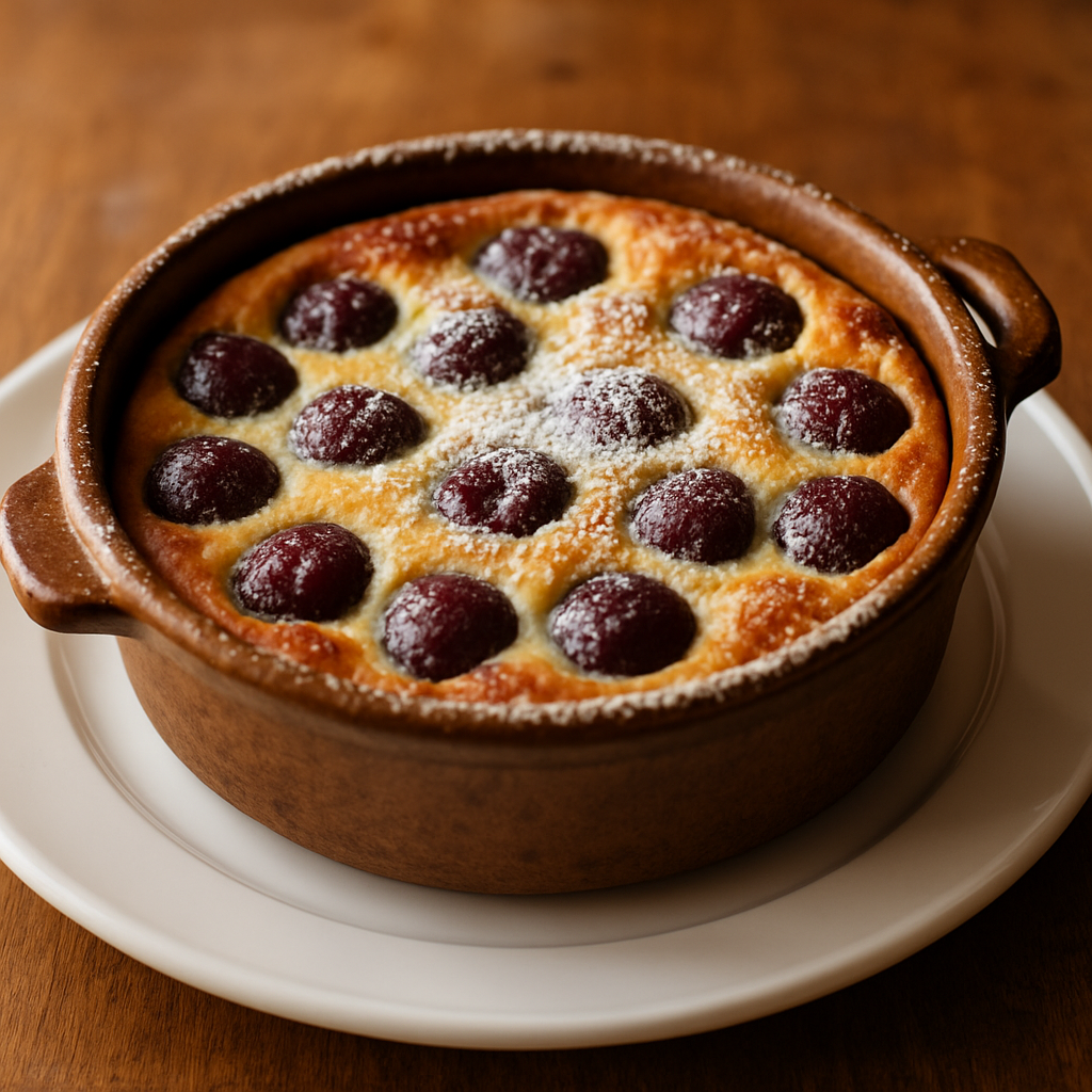 Clafoutis aux Cerises（さくらんぼのクラフティ）