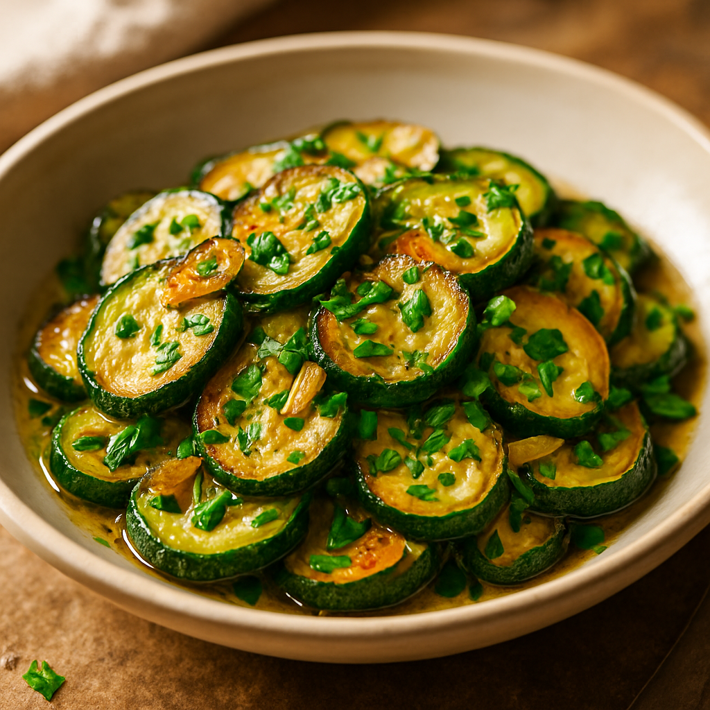 Zucchine Trifolate（ズッキーニのガーリックソテー）