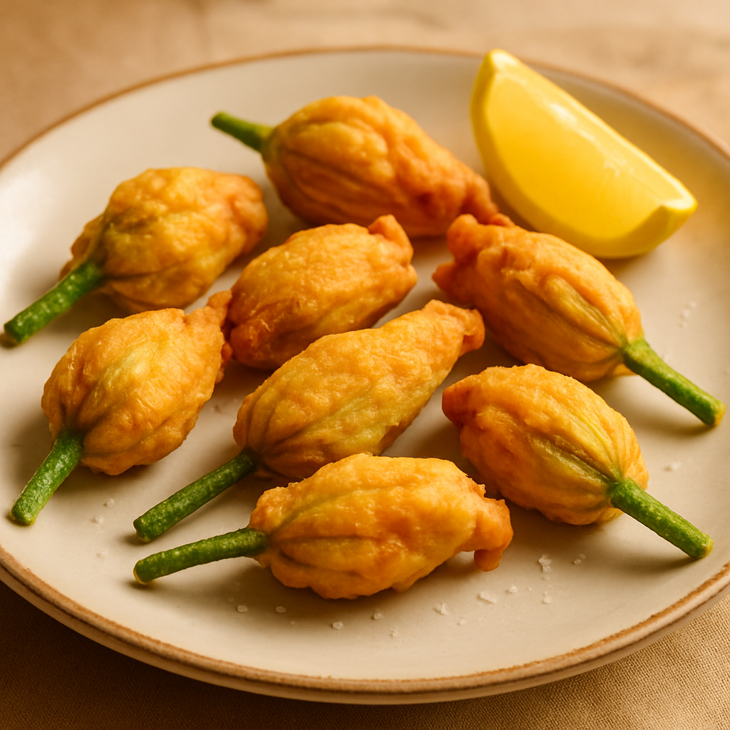Fiori di Zucca Fritti