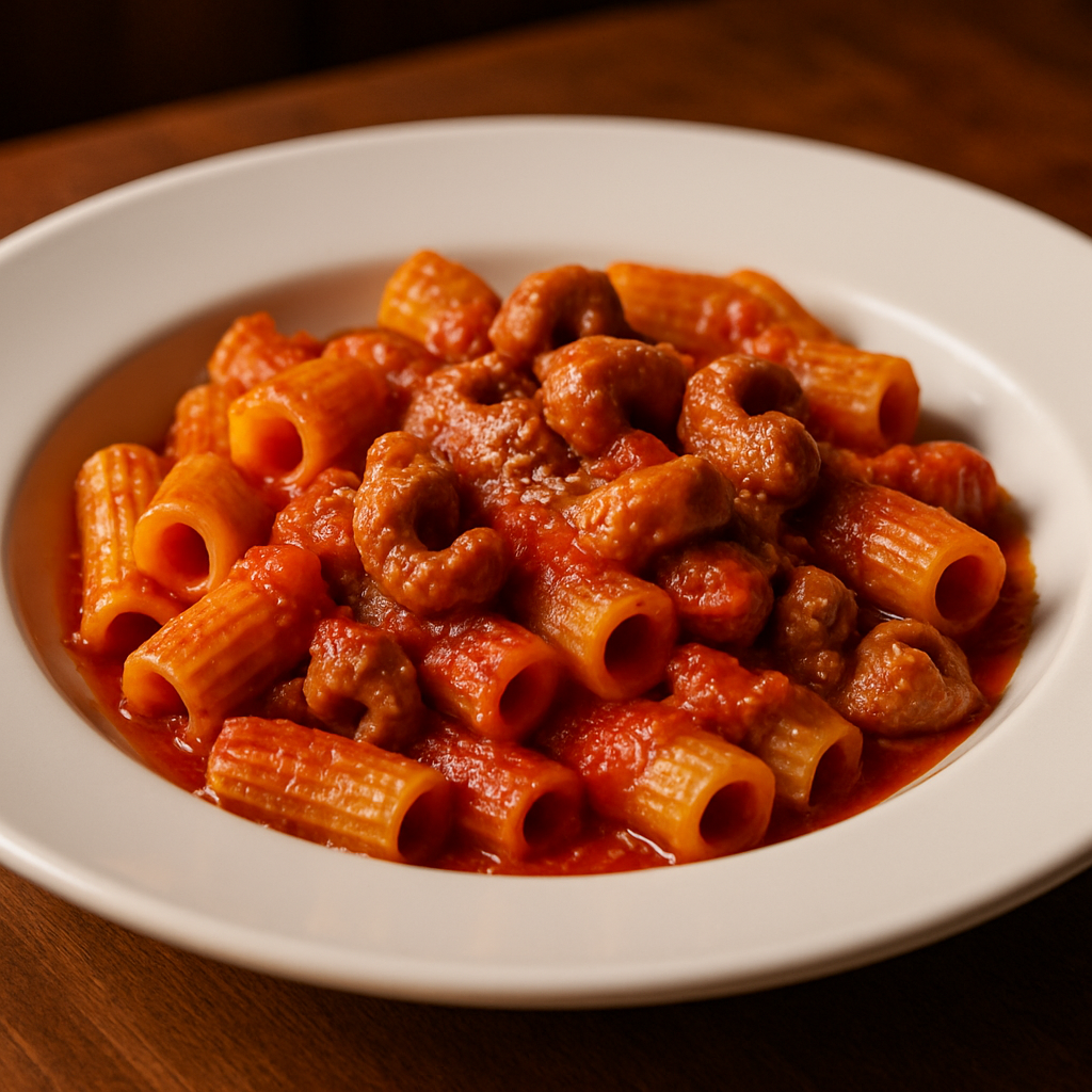 Rigatoni alla Pajata