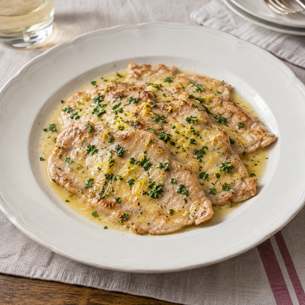 Pork Scaloppine with Lemon