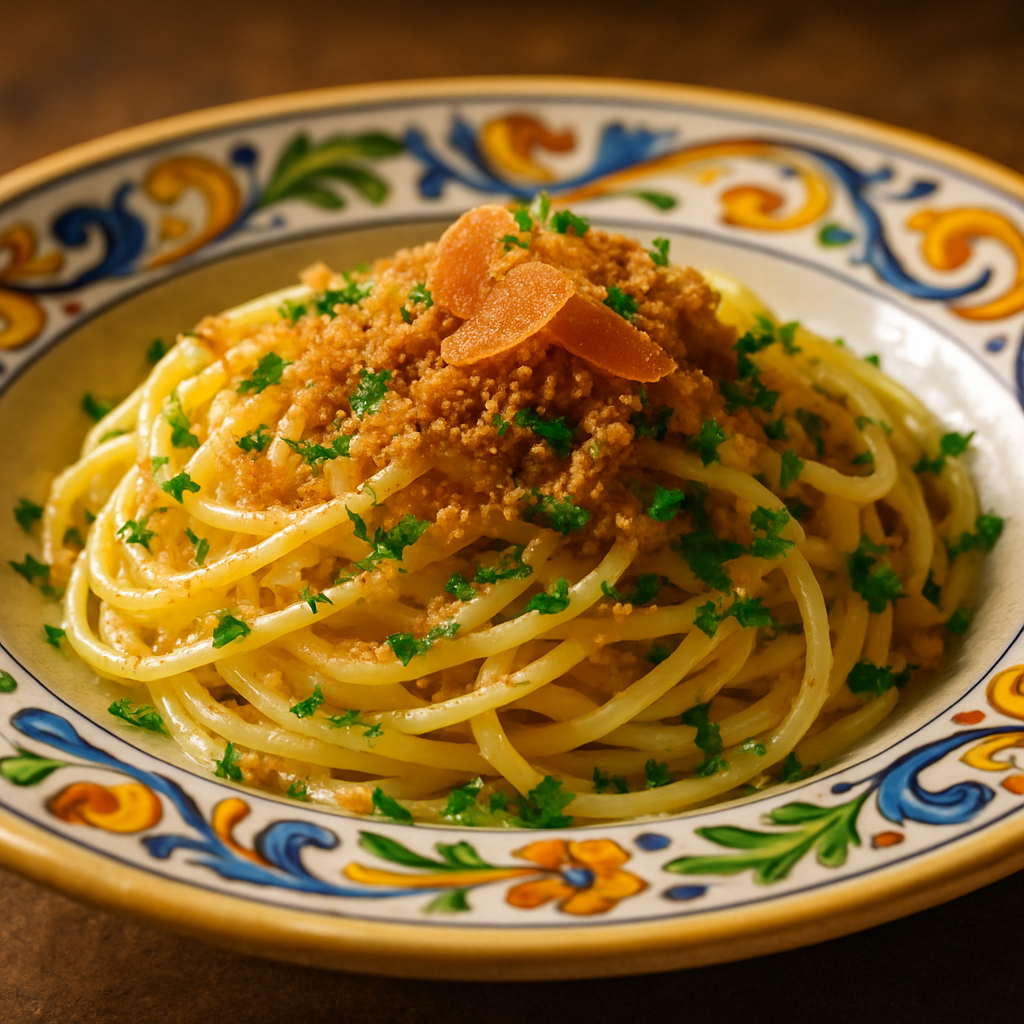 Spaghetti con Bottarga di Muggine