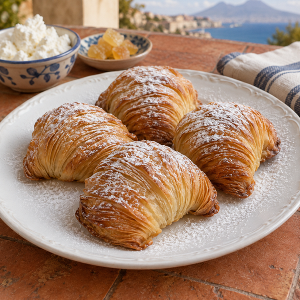 Crispy Layered Shell Pastries — Sfogliatelle Ricce