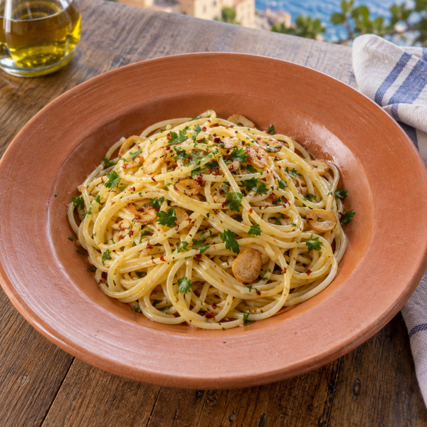 Spaghetti aglio, olio e peperoncino