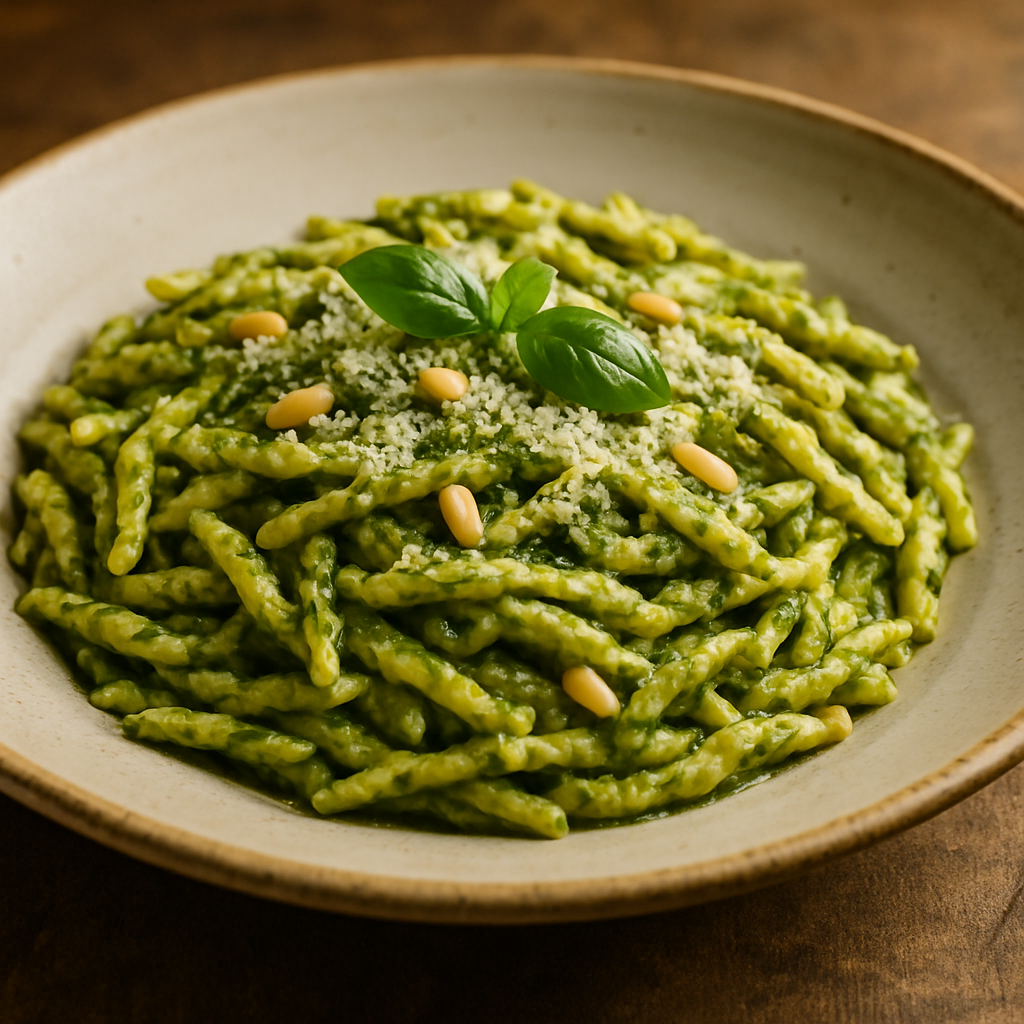 Trofie al Pesto Genovese