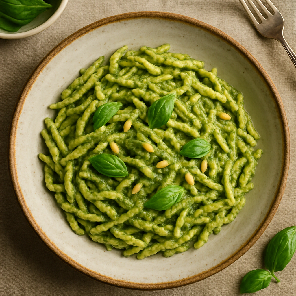 Trofie al Pesto Genovese（ジェノヴェーゼペストのトロフィエ）