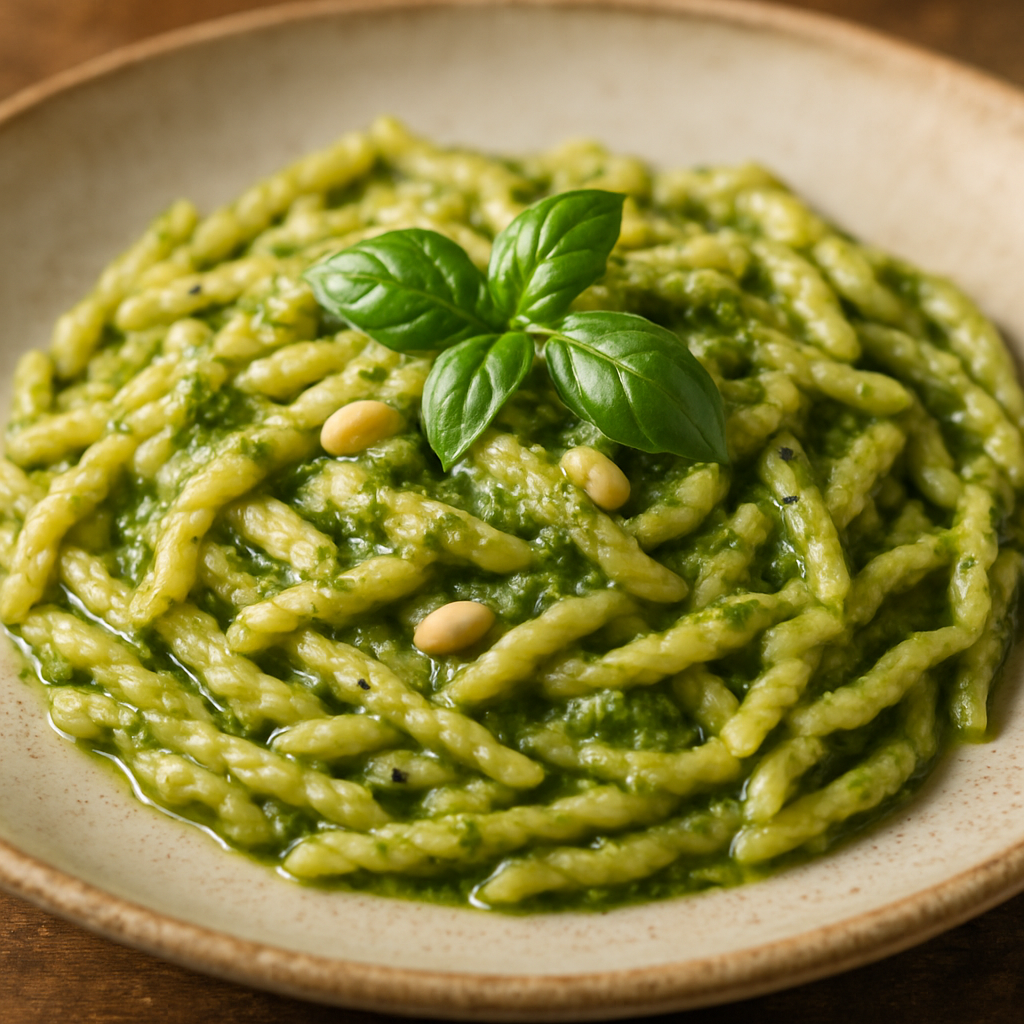 Trofie al Pesto Genovese（ジェノヴェーゼペストのトロフィエ）