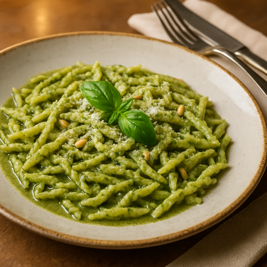 Trofie al Pesto Genovese（ジェノヴェーゼペストのトロフィエ）