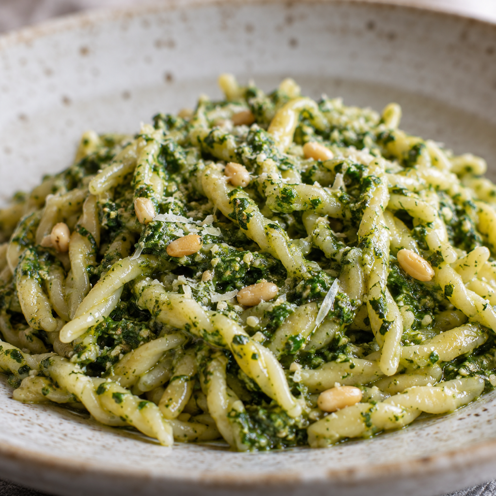 Trofie with Genoese Pesto