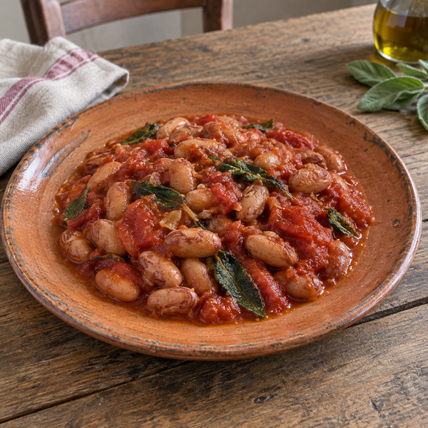 Fagioli borlotti al pomodoro