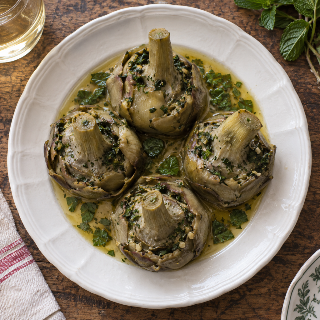 Carciofi alla romana