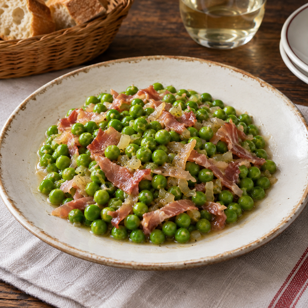 Peas with Prosciutto