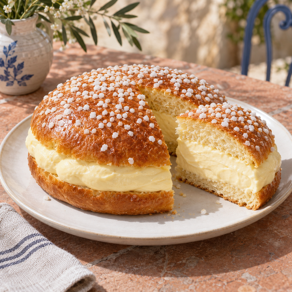 Saint-Tropez Cream-Filled Brioche