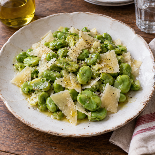 Fresh Fava Beans and Pecorino