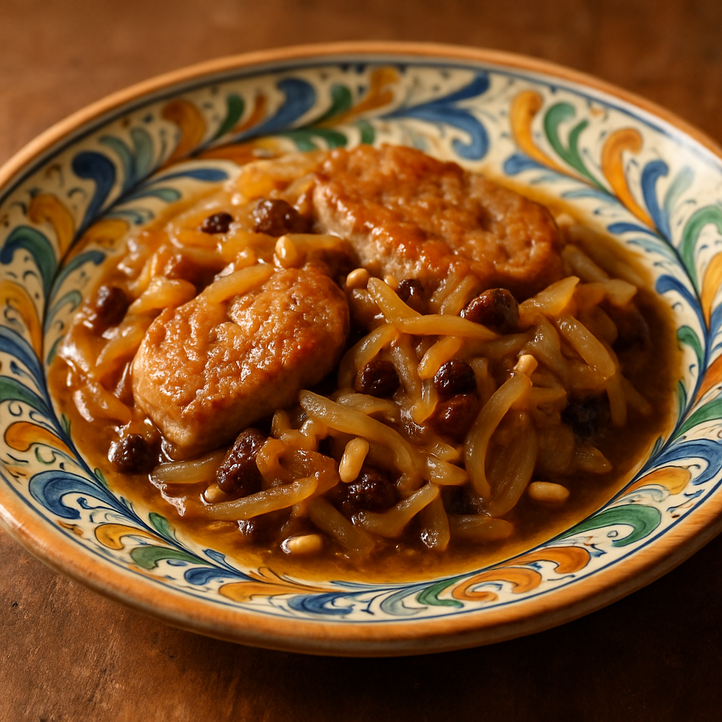 Maiale in Agrodolce alla Siciliana