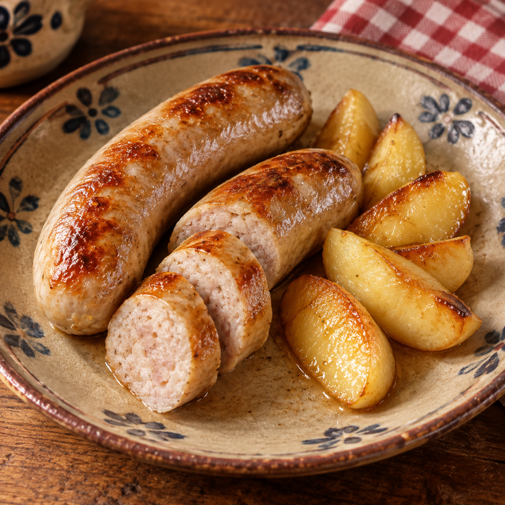 Boudin Blanc aux Pommes（ブーダン・ブラン、りんご添え）