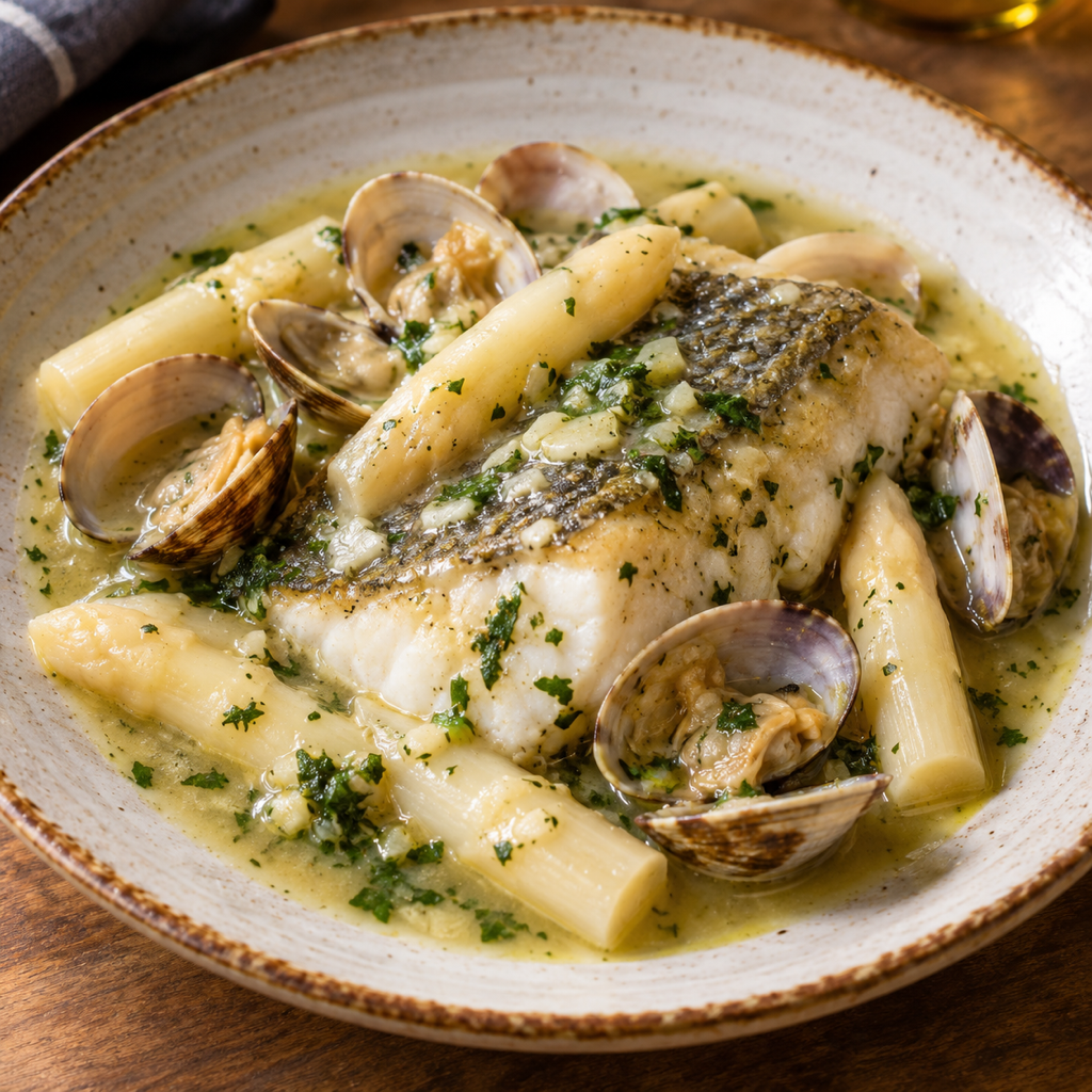 Merluza en salsa verde