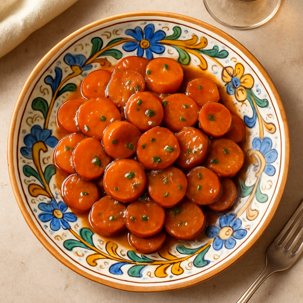 Carote al Marsala（にんじんのマルサラ蒸し煮）
