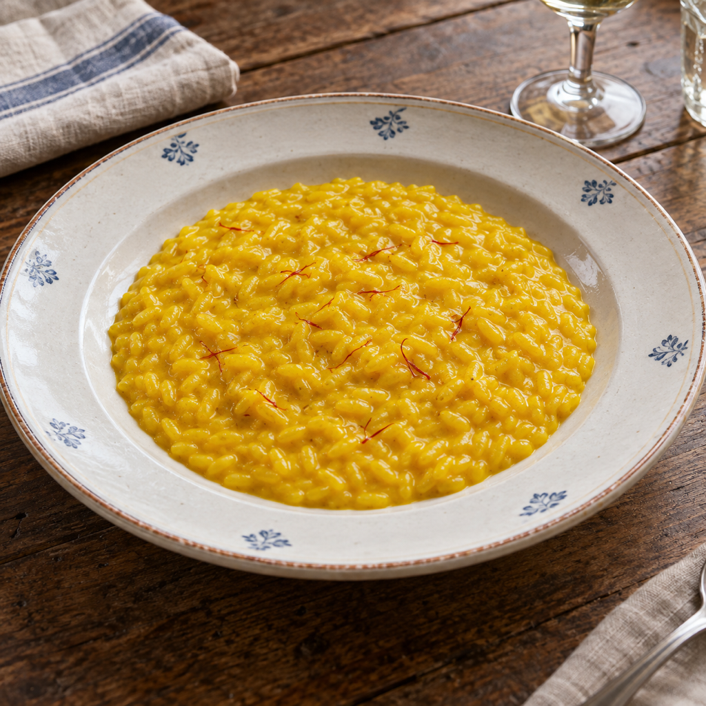 Risotto alla Milanese（ミラノ風サフランリゾット）