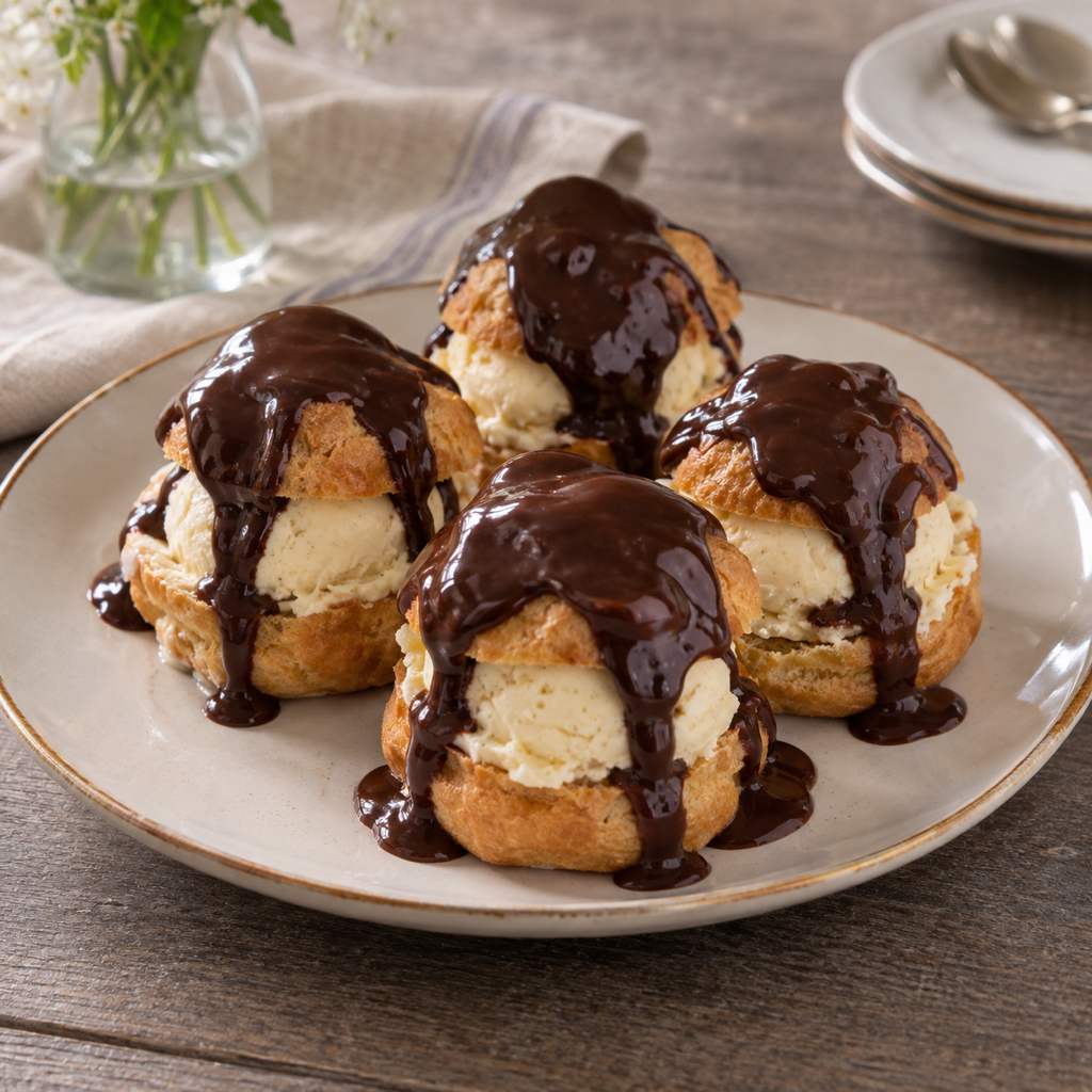 Chocolate Profiteroles