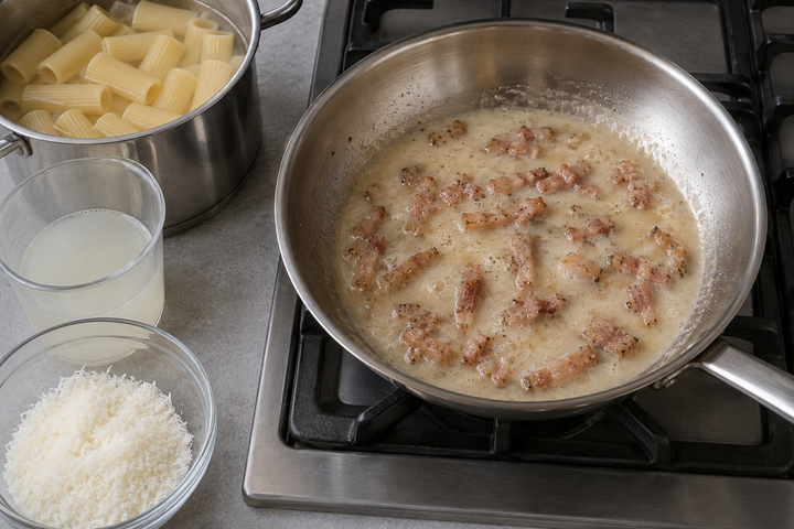 Emulsify the sauce