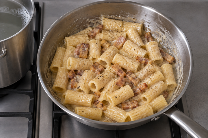 Coat the pasta