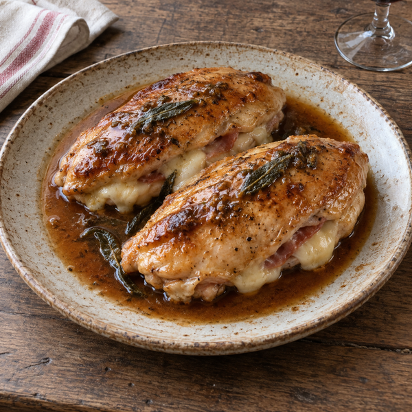 Pollo alla valdostana