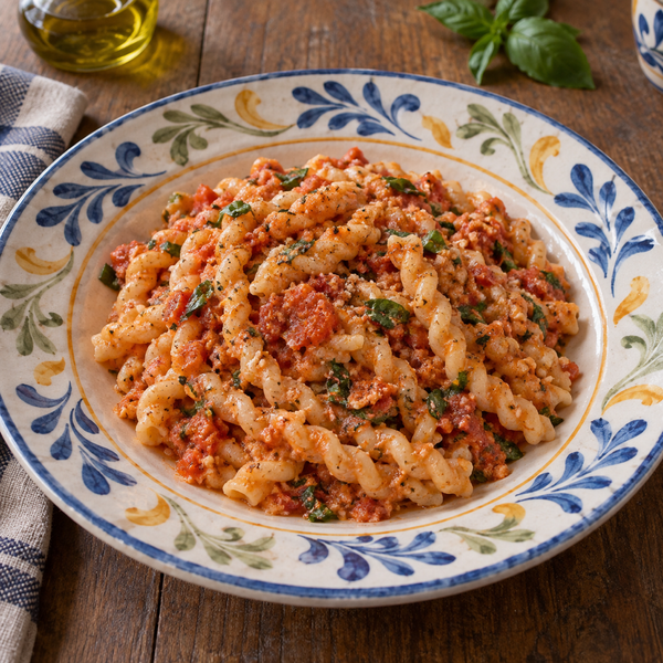 Busiate with Trapani-Style Pesto