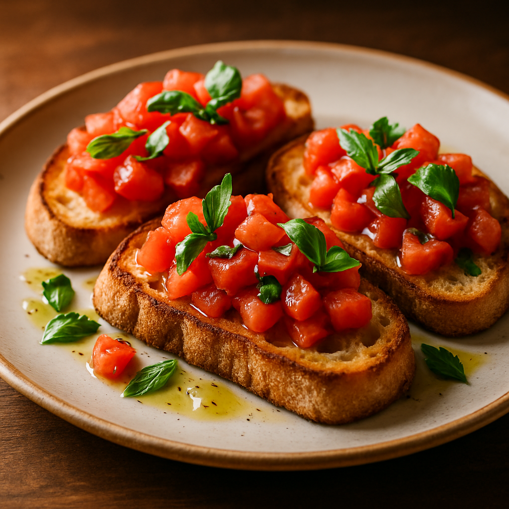 Authentic Bruschetta al Pomodoro