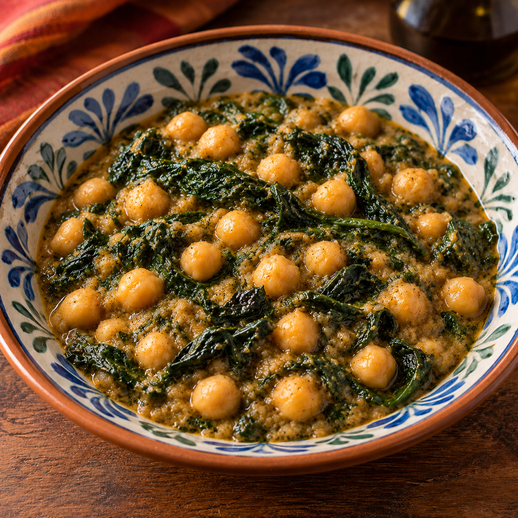Espinacas con garbanzos