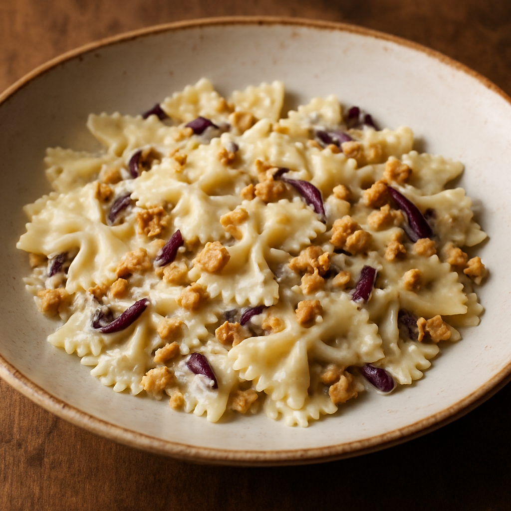 Farfalle con Crema di Gorgonzola e Noci