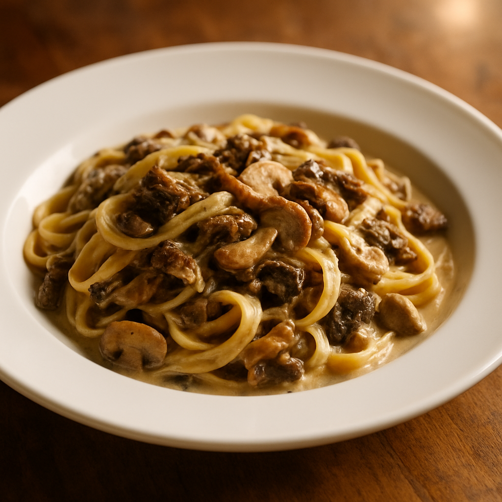 Fettuccine ai Funghi Misti