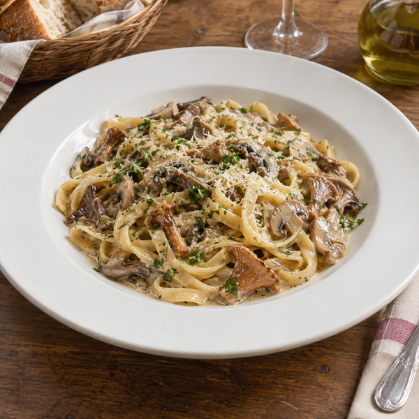 Fettuccine with Mixed Mushrooms