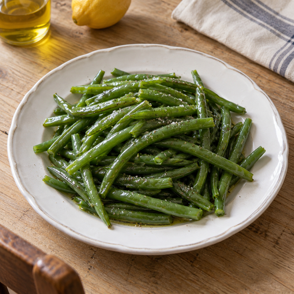Green Beans with Lemon and Olive Oil