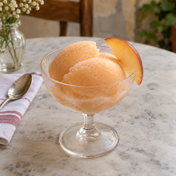 Sorbetto alla pesca