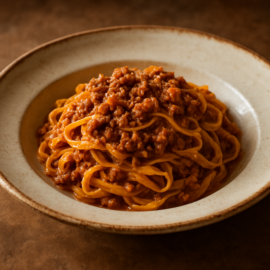 Tagliatelle al Ragù(Ragù alla bolognese)