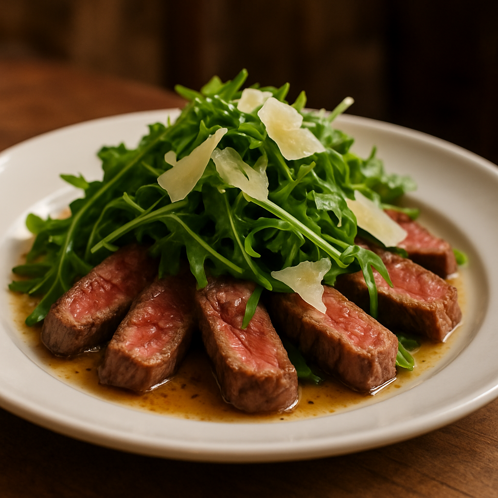 Tagliata di Manzo con Rucola