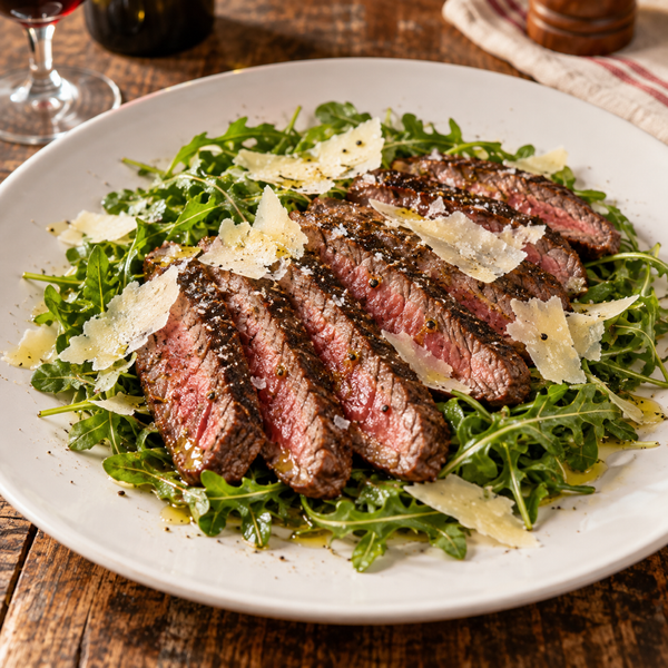 Tagliata di manzo con rucola