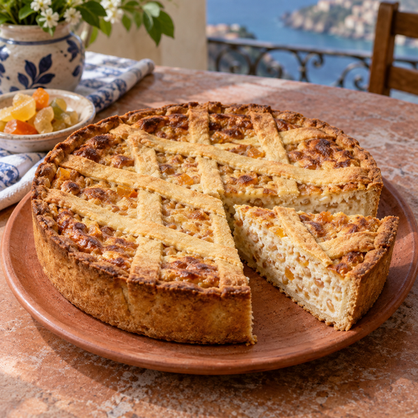 Neapolitan Easter Wheat and Ricotta Tart
