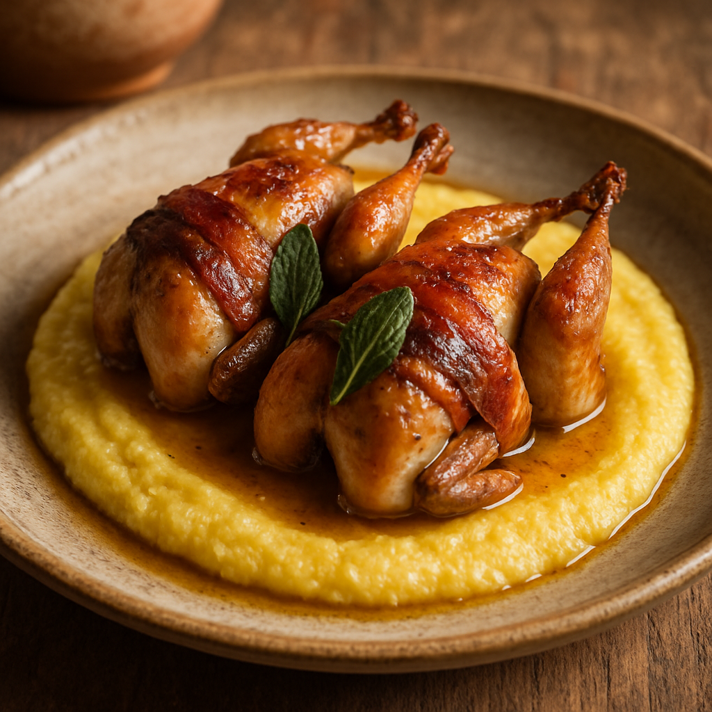 Polenta e Osei alla Bergamasca