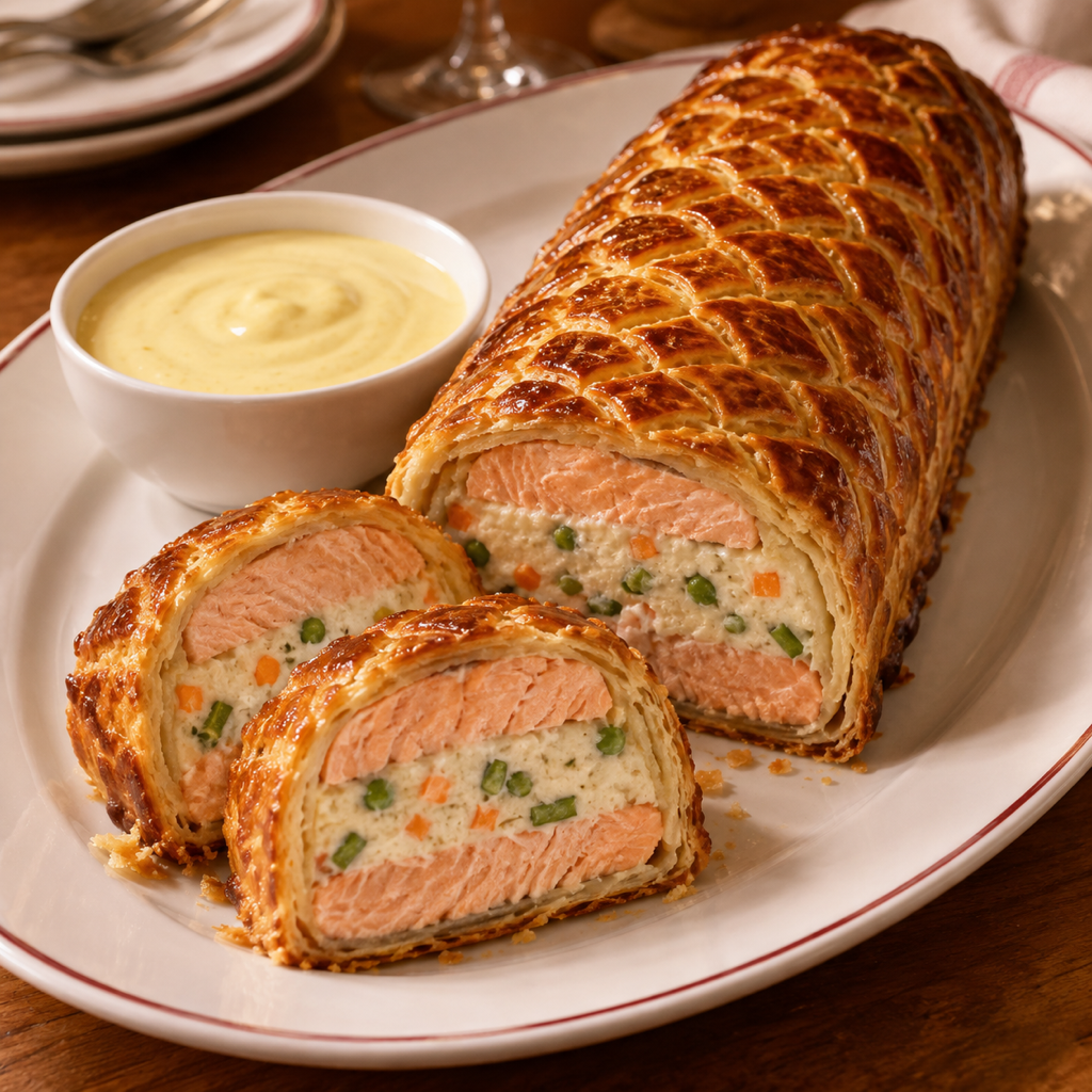 Saumon en Croûte（サーモンのパイ包み）