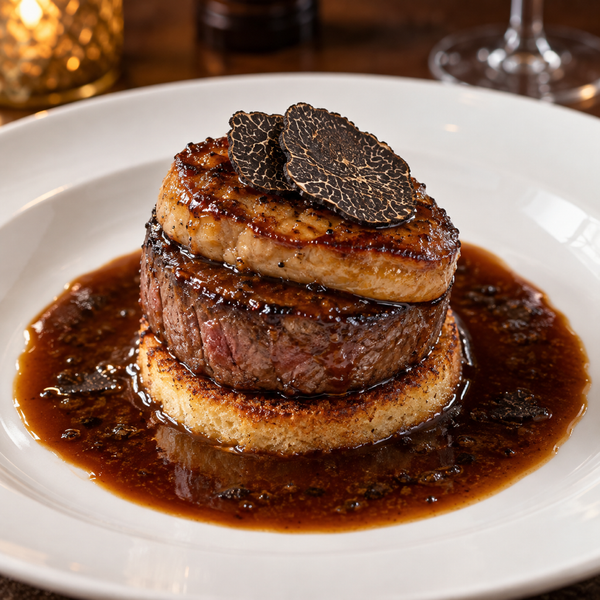 Tournedos Rossini（トゥルヌド・ロッシーニ（牛フィレとフォアグラ、トリュフ））