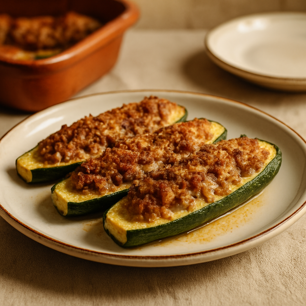 Zucchine Ripiene al Forno
