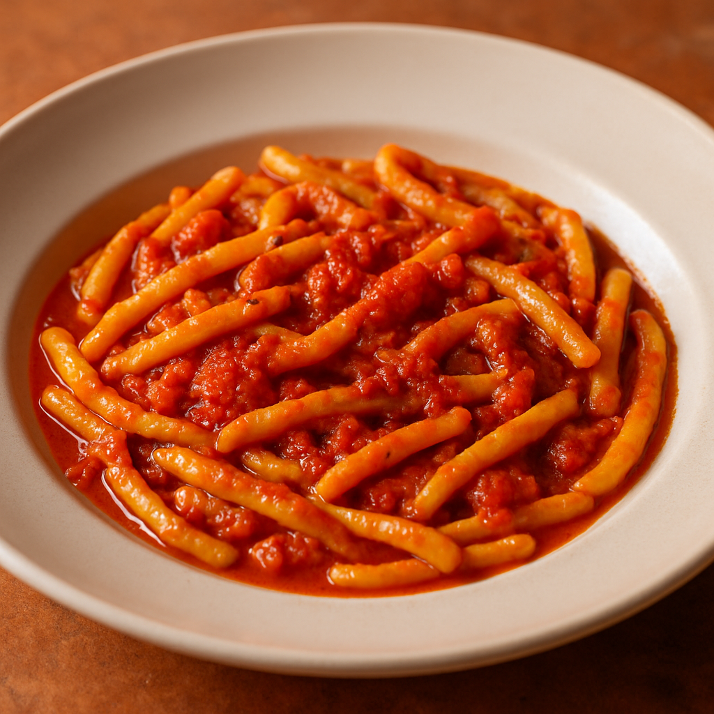 Fileja con 'Nduja e Pomodoro