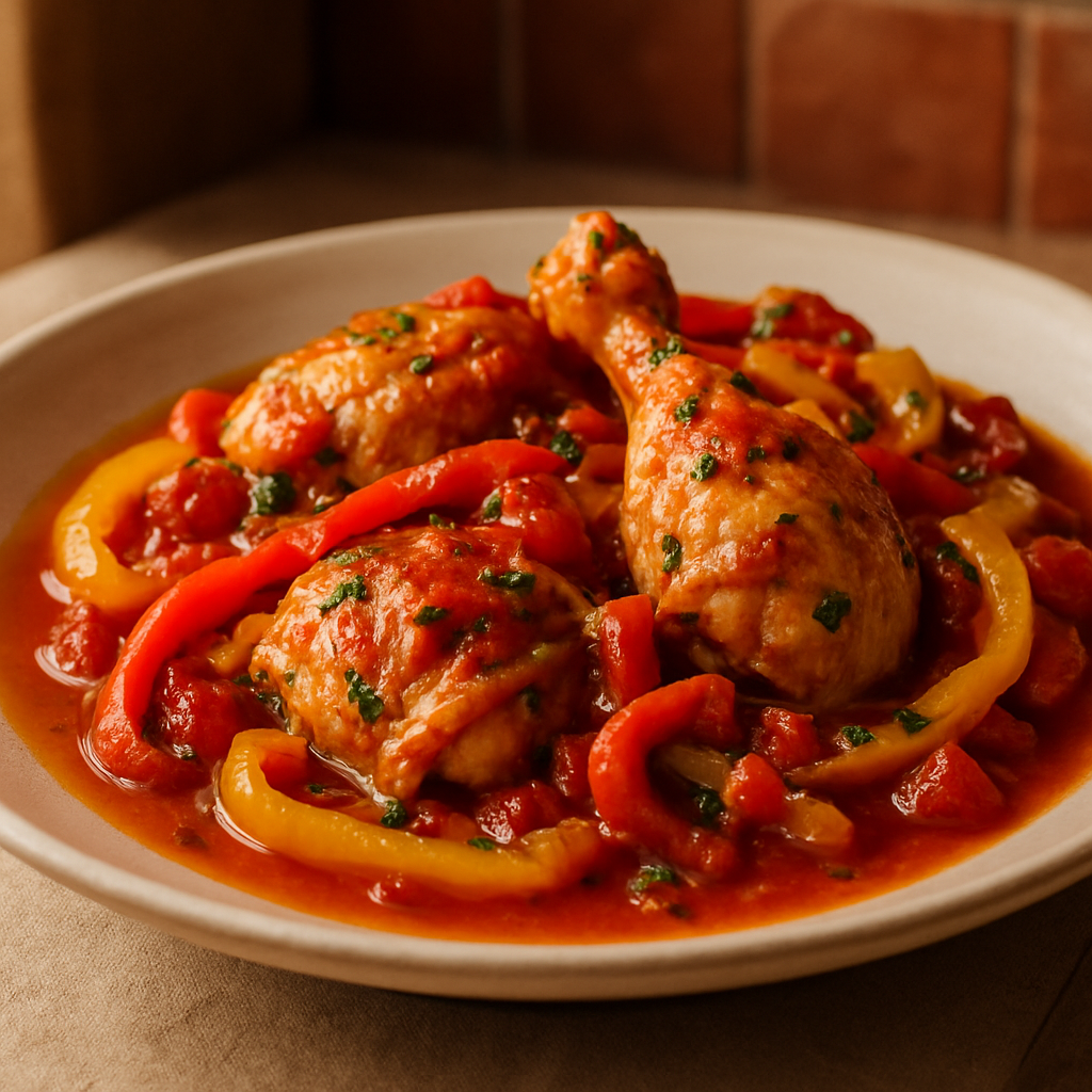 Pollo con i Peperoni alla Romana