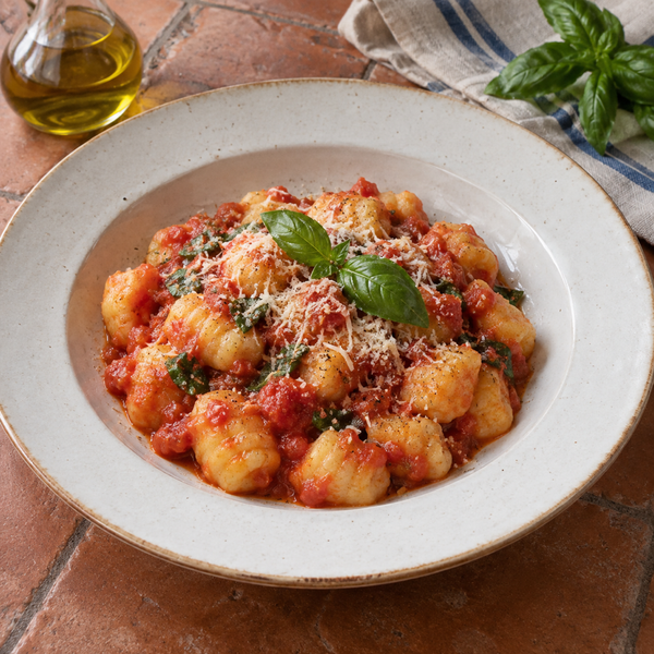 Gnocchi di patate al pomodoro e basilico